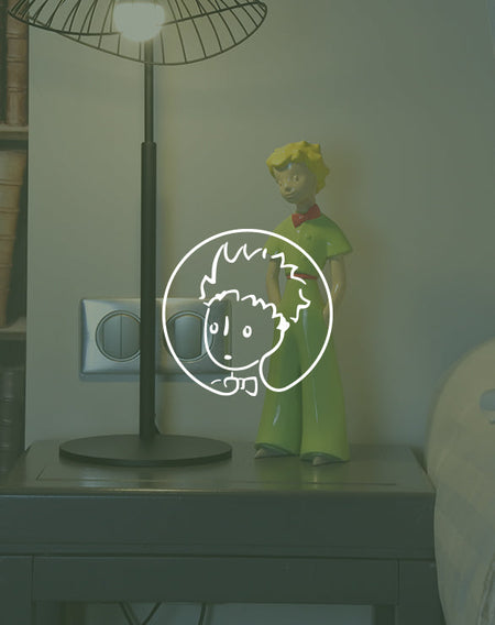 Notre collection de Petit Prince mis en situation dans les rues de paris et un intérieur parisien